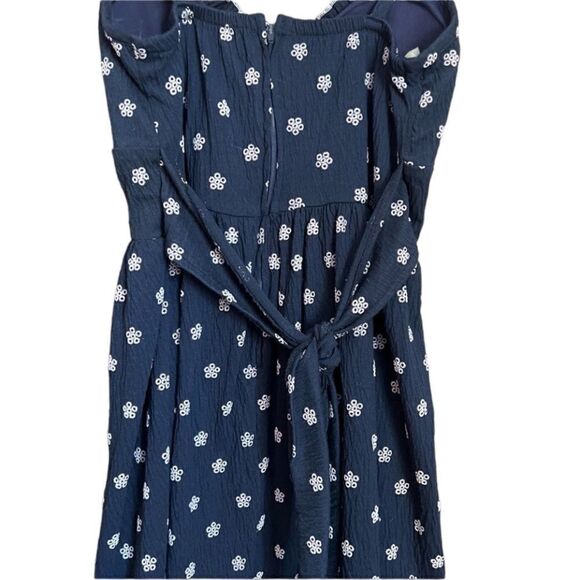3 for $30! Snap navy dress with embroidery - Picture 11 of 12